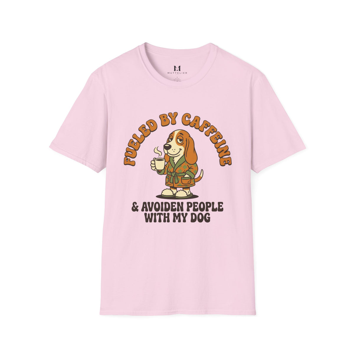 Caffeine and Avoiden Pleople with my Dog T-Shirt