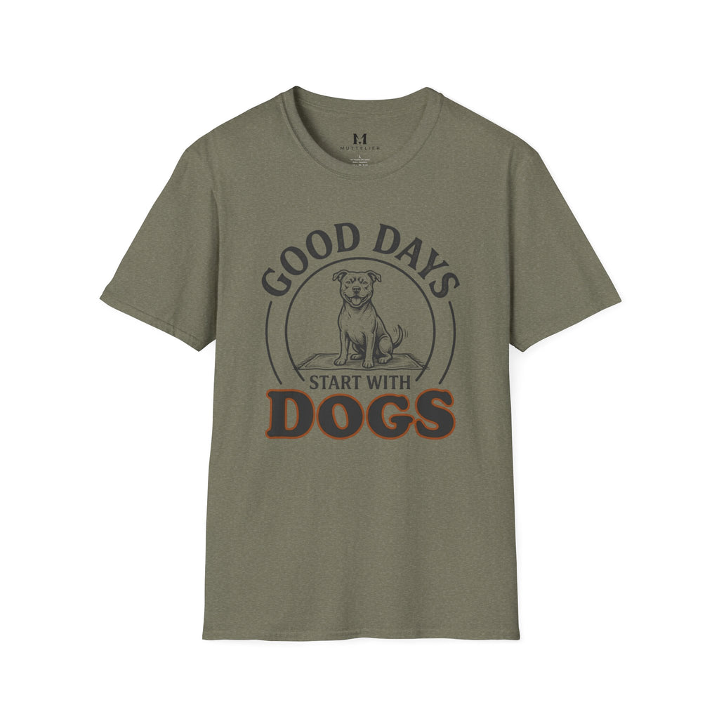 Good Day's Start With Dog's T-Shirt