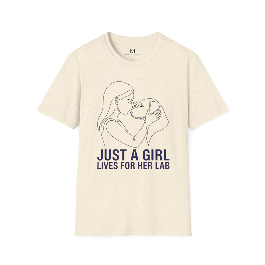 Just a Girl Lives for her Lab T-Shirt