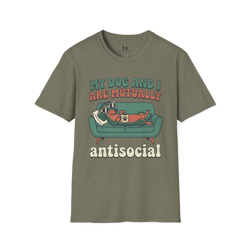 My Dog and I are Mutually Antisocial T-Shirt