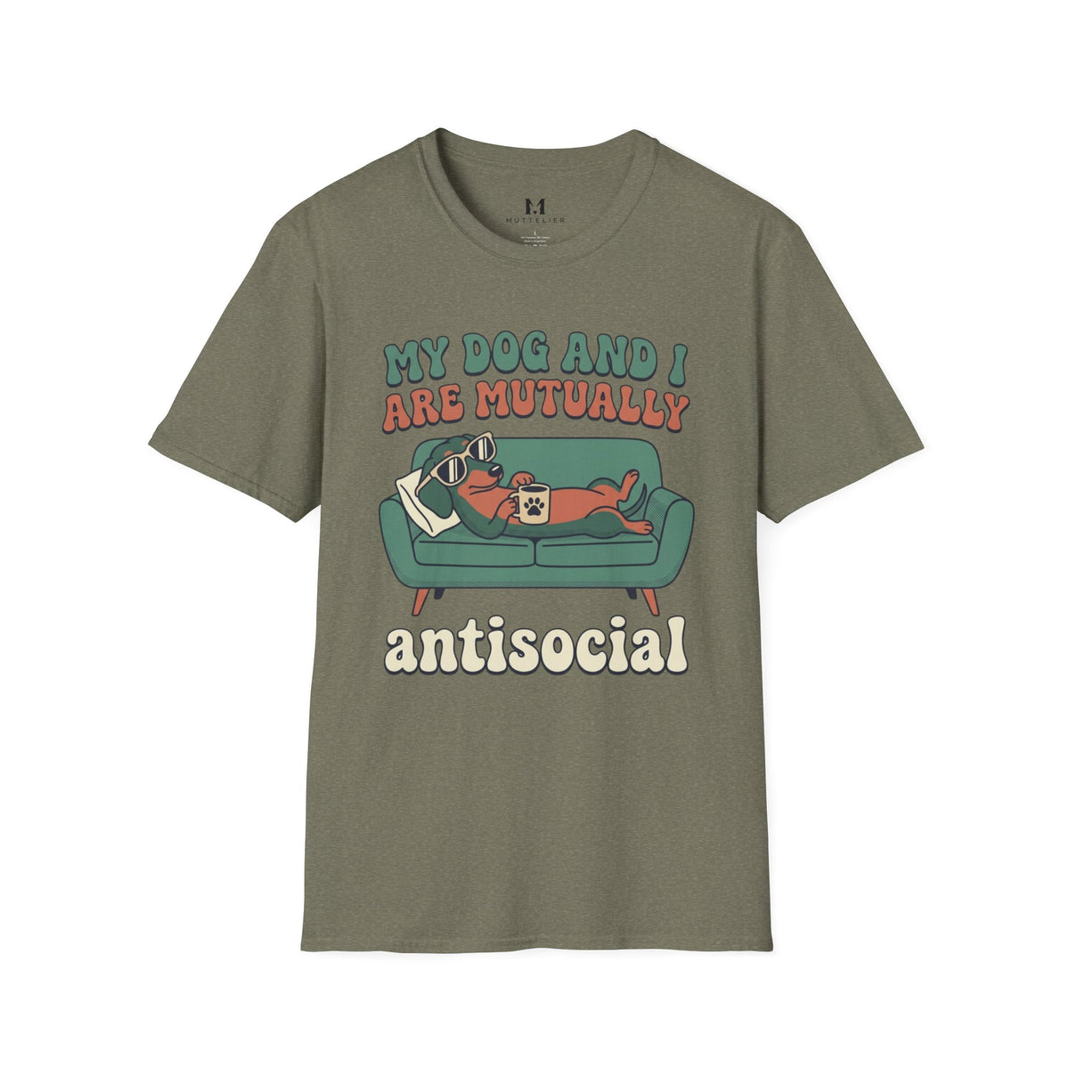 My Dog and I are Mutually Antisocial T-Shirt