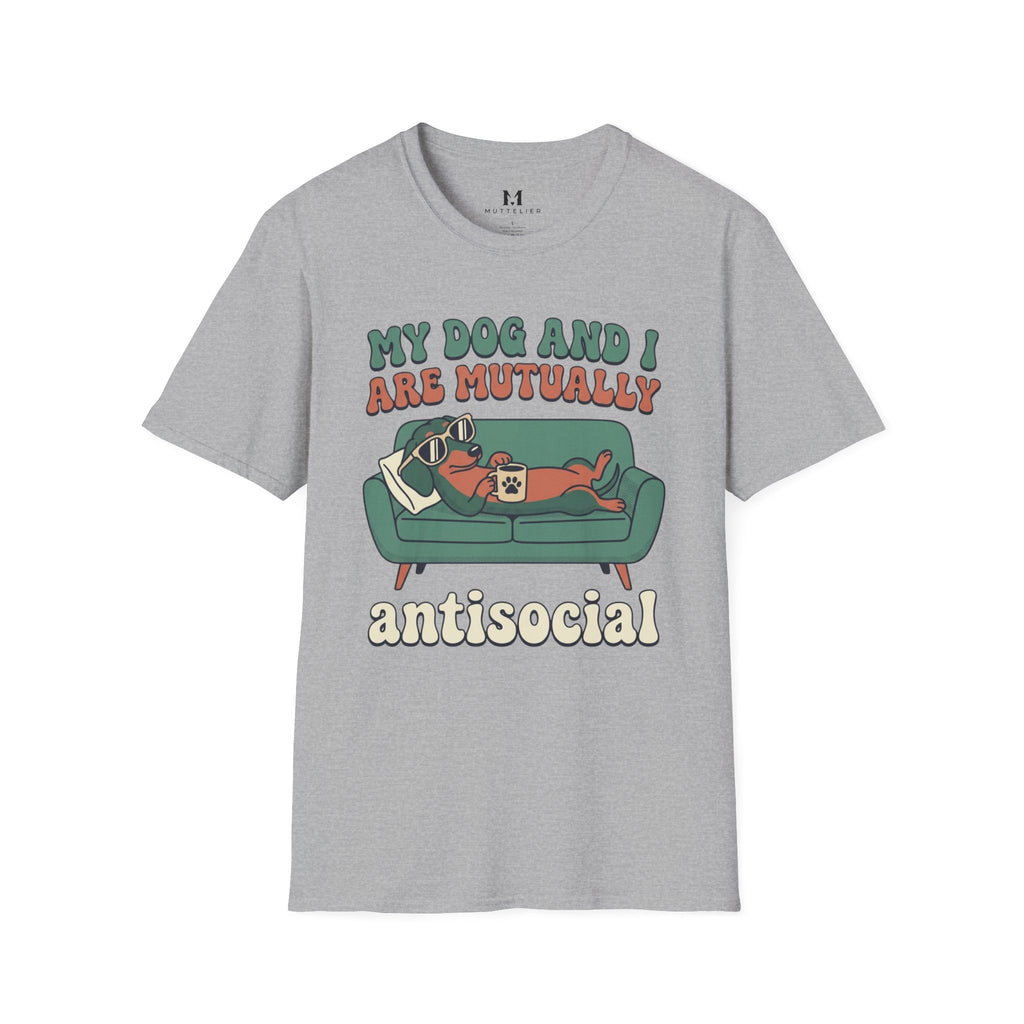 My Dog and I are Mutually Antisocial T-Shirt