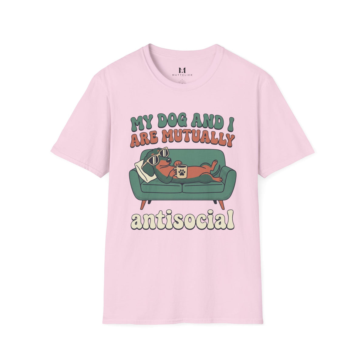 My Dog and I are Mutually Antisocial T-Shirt