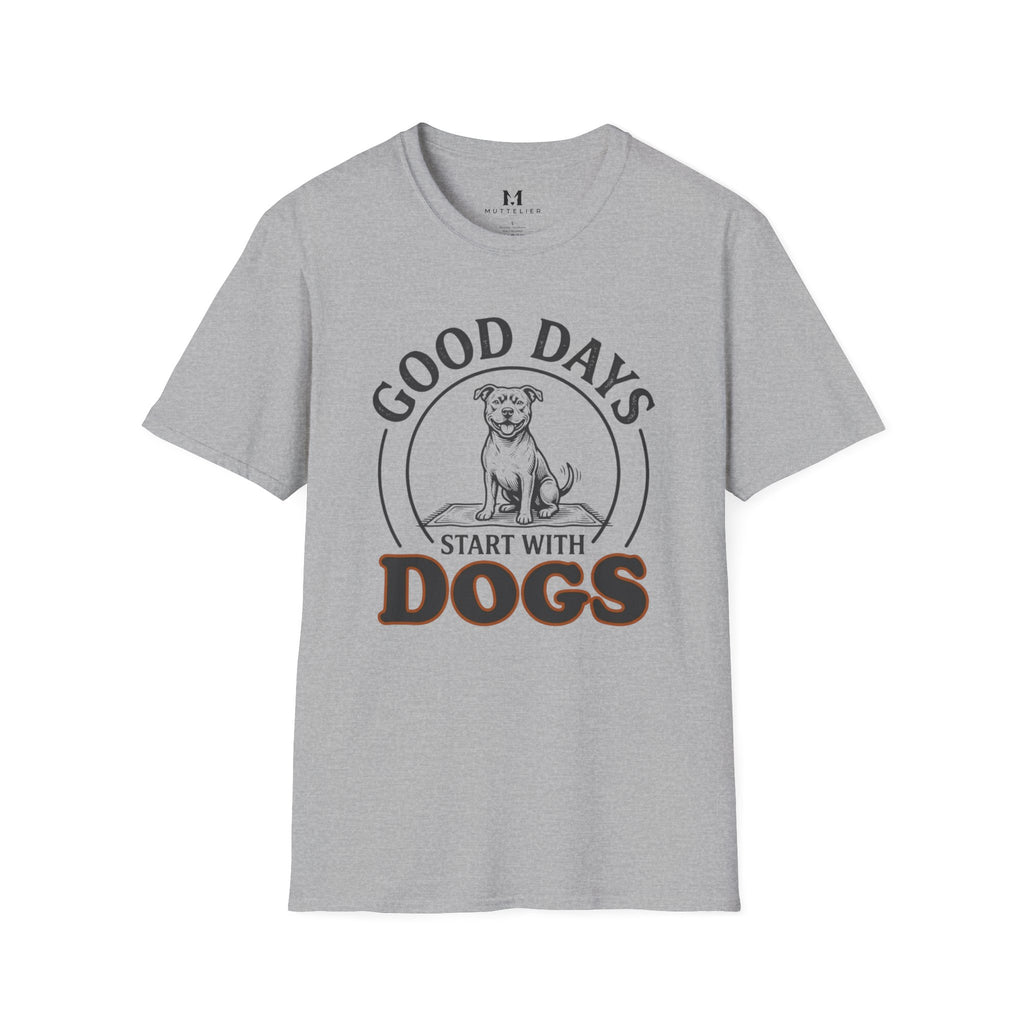Good Day's Start With Dog's T-Shirt