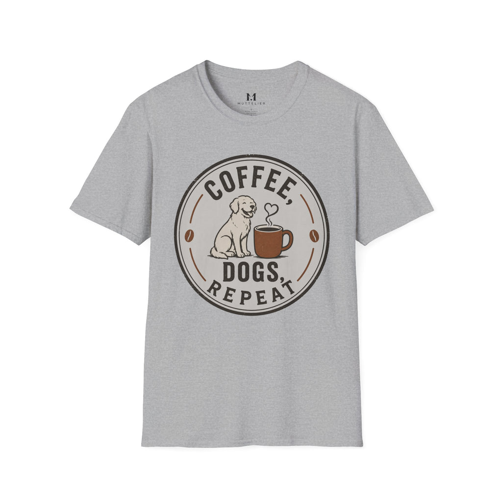 Coffee Dogs Repeat T-Shirt