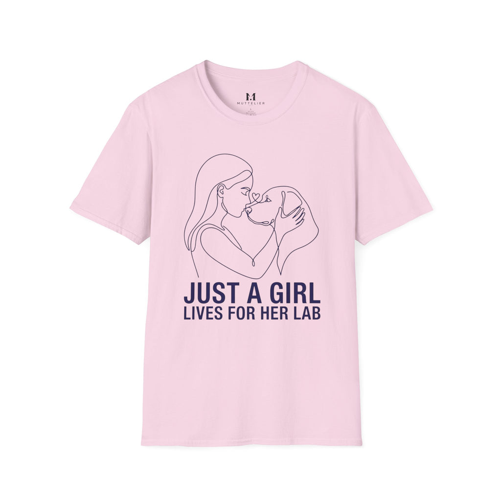 Just a Girl Lives for her Lab T-Shirt