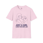 Just a Girl Lives for her Lab T-Shirt