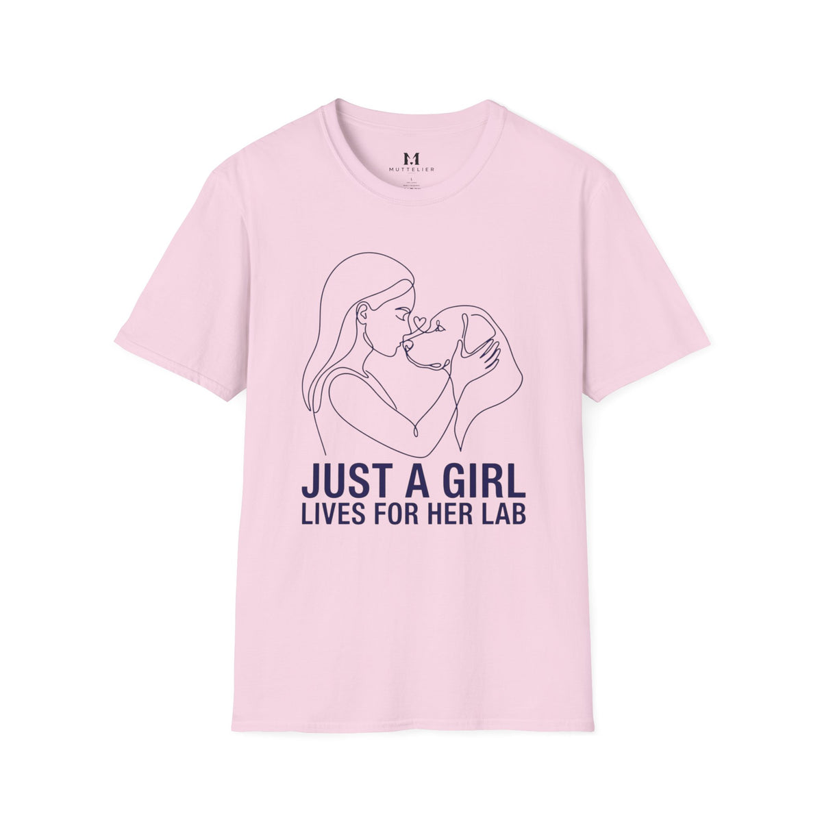 Just a Girl Lives for her Lab T-Shirt