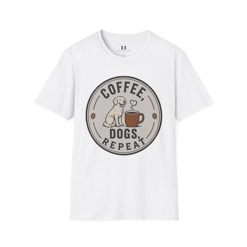 Coffee Dogs Repeat T-Shirt