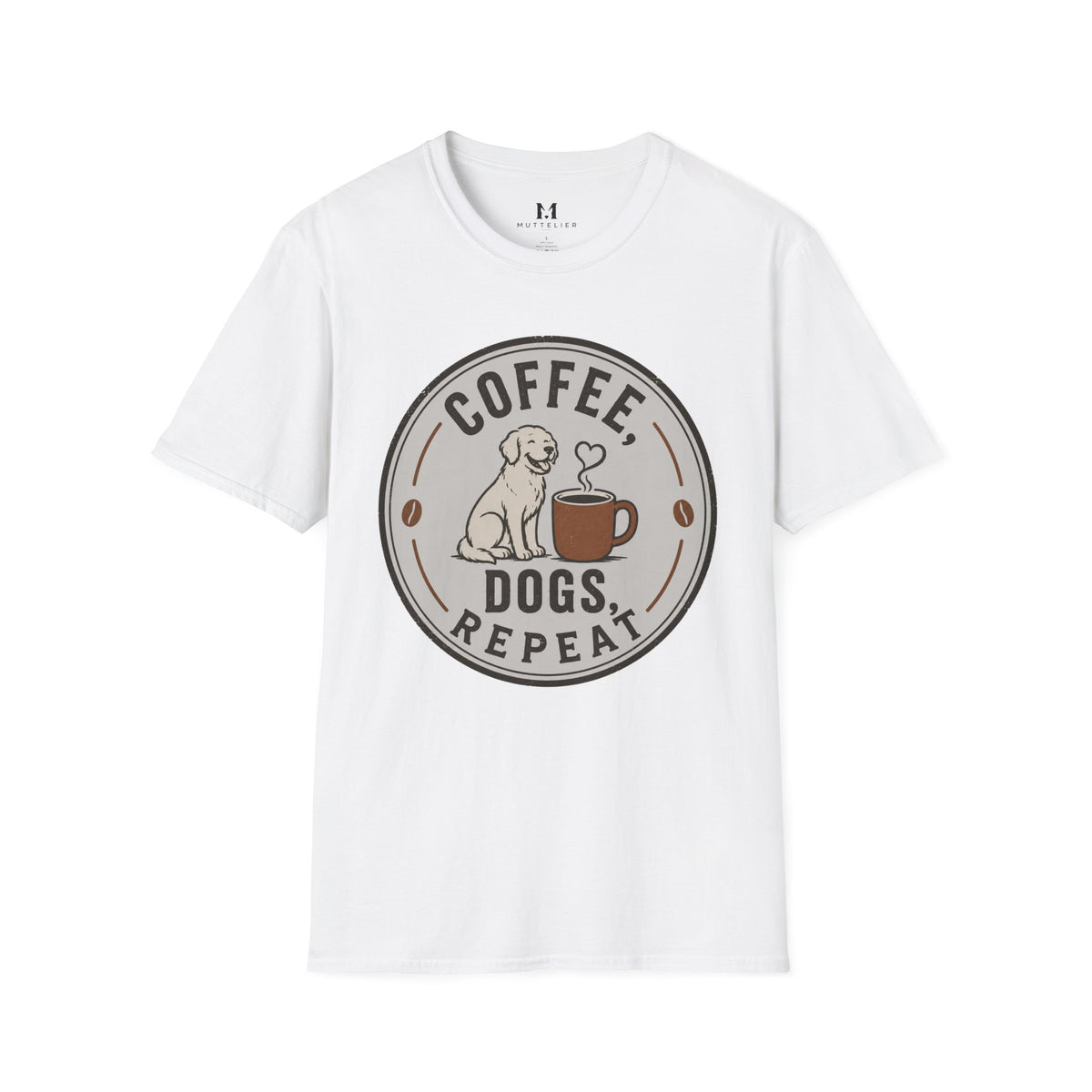 Coffee Dogs Repeat T-Shirt