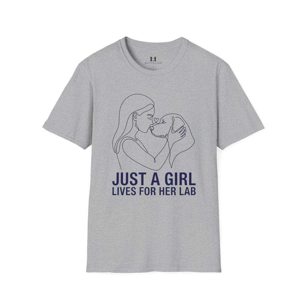 Just a Girl Lives for her Lab T-Shirt
