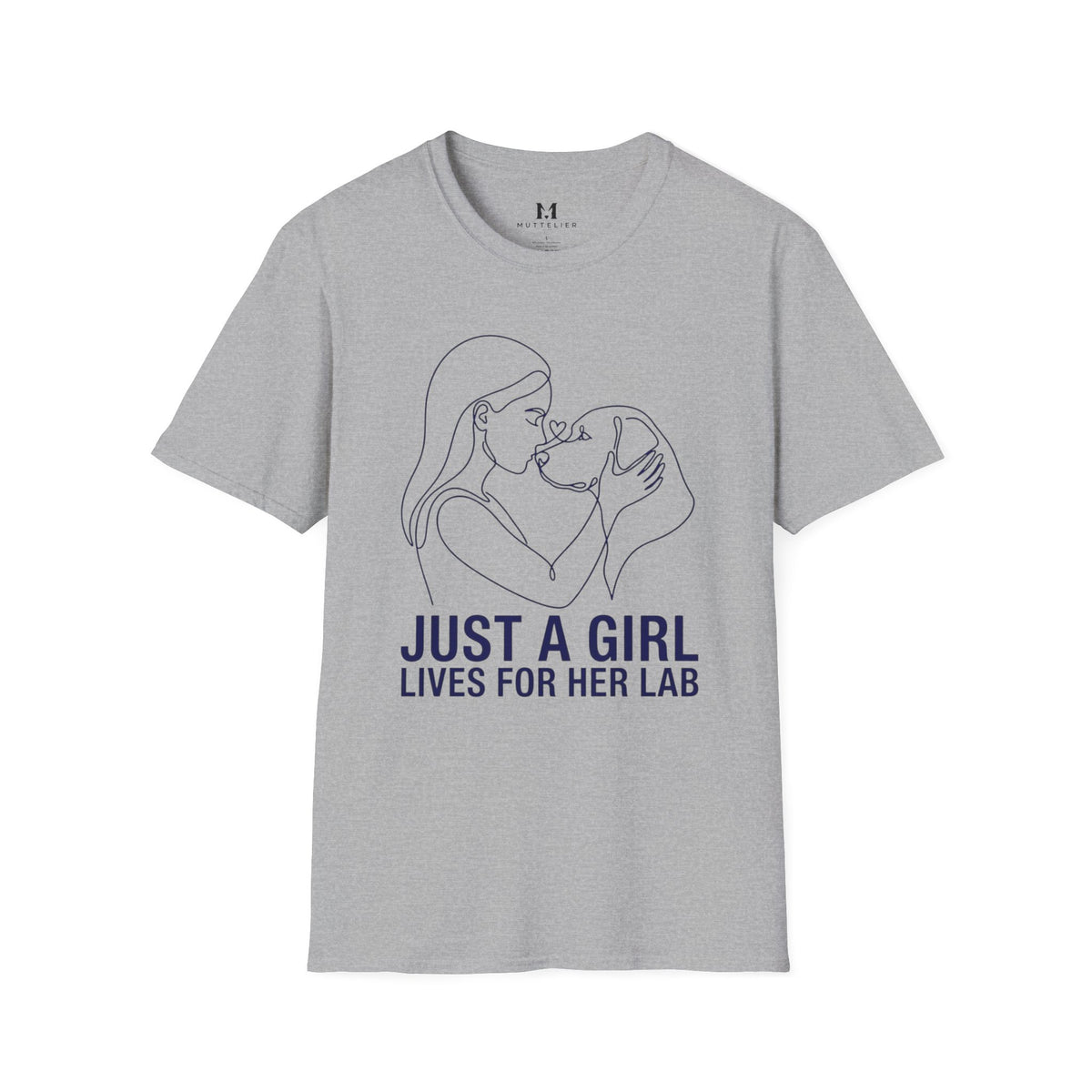 Just a Girl Lives for her Lab T-Shirt