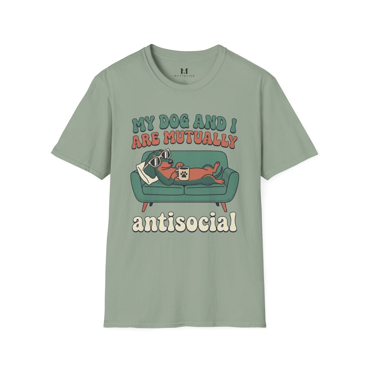 My Dog and I are Mutually Antisocial T-Shirt