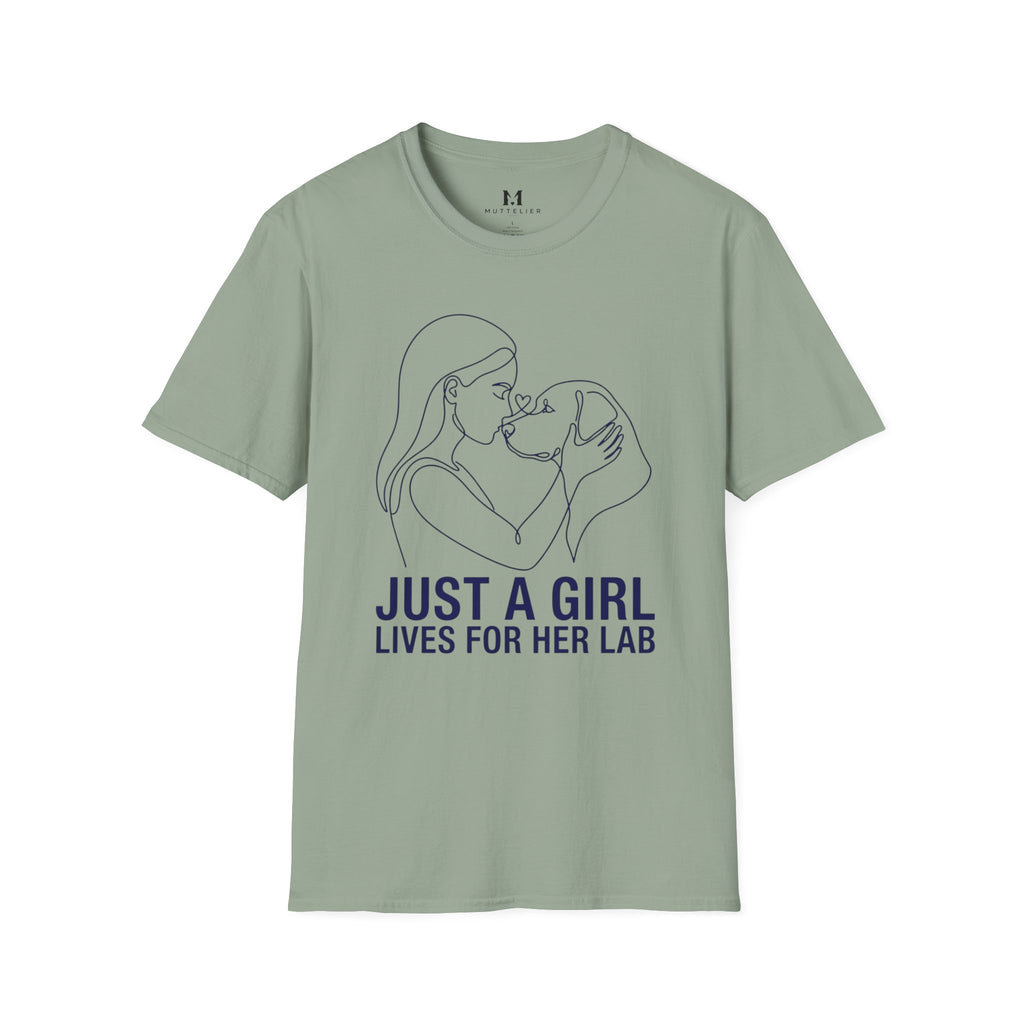 Just a Girl Lives for her Lab T-Shirt