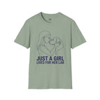 Just a Girl Lives for her Lab T-Shirt