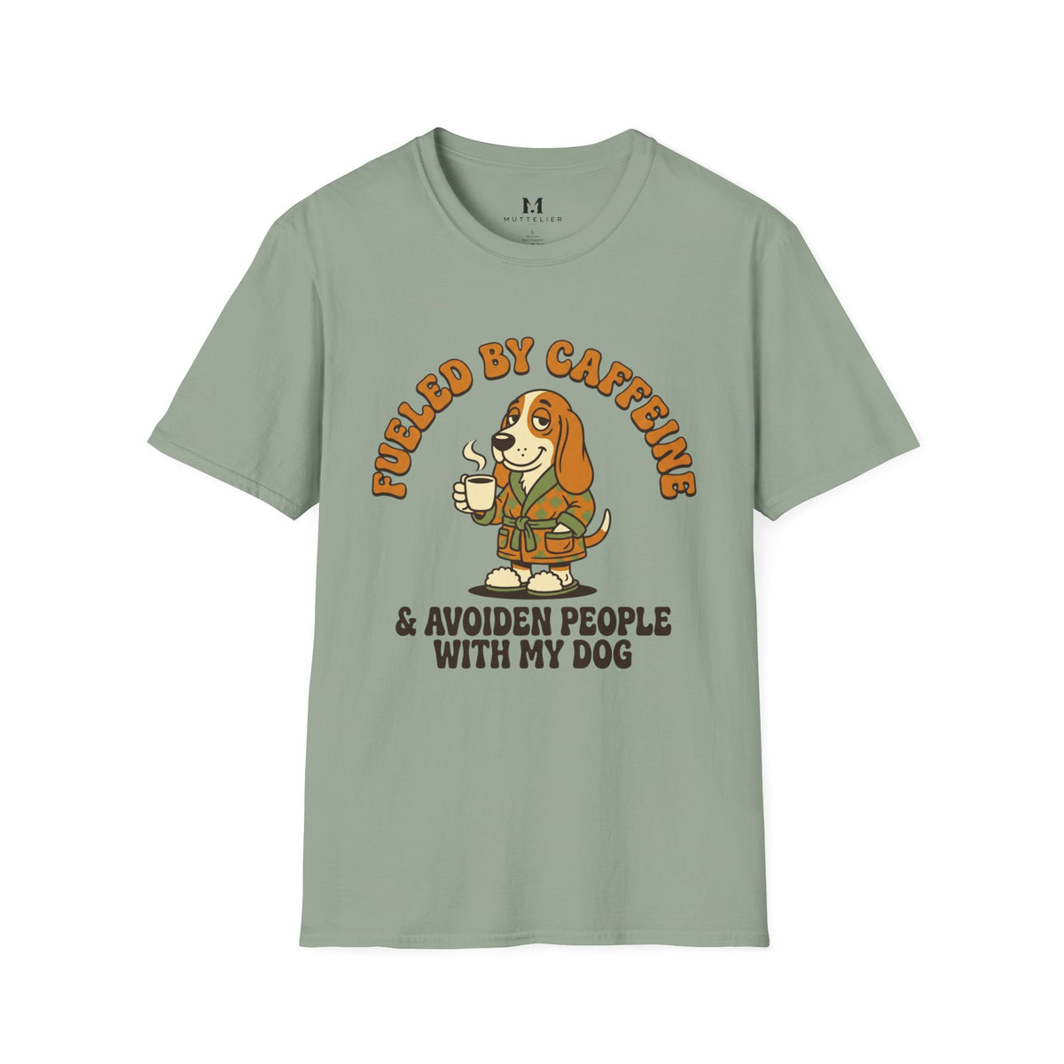 Caffeine and Avoiden Pleople with my Dog T-Shirt