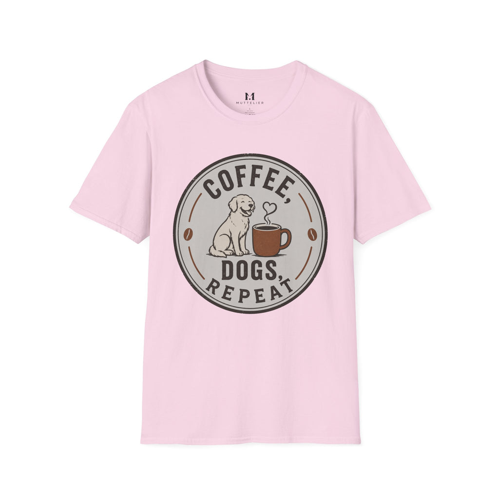 Coffee Dogs Repeat T-Shirt