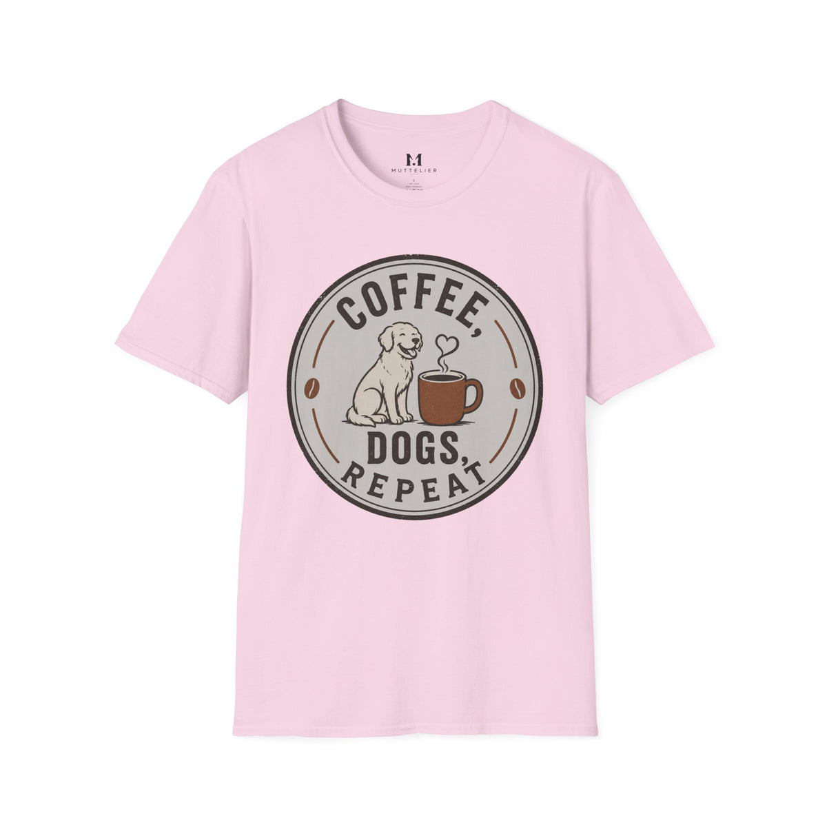 Coffee Dogs Repeat T-Shirt