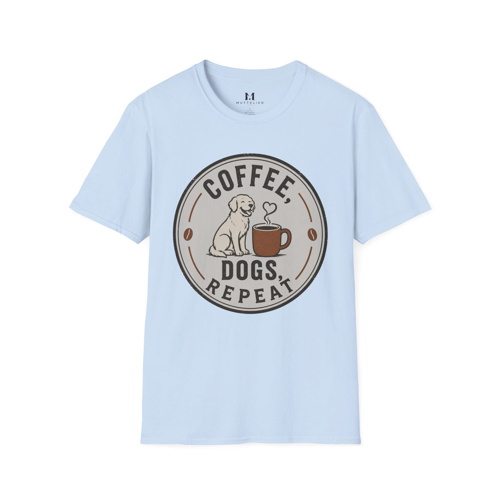 Coffee Dogs Repeat T-Shirt