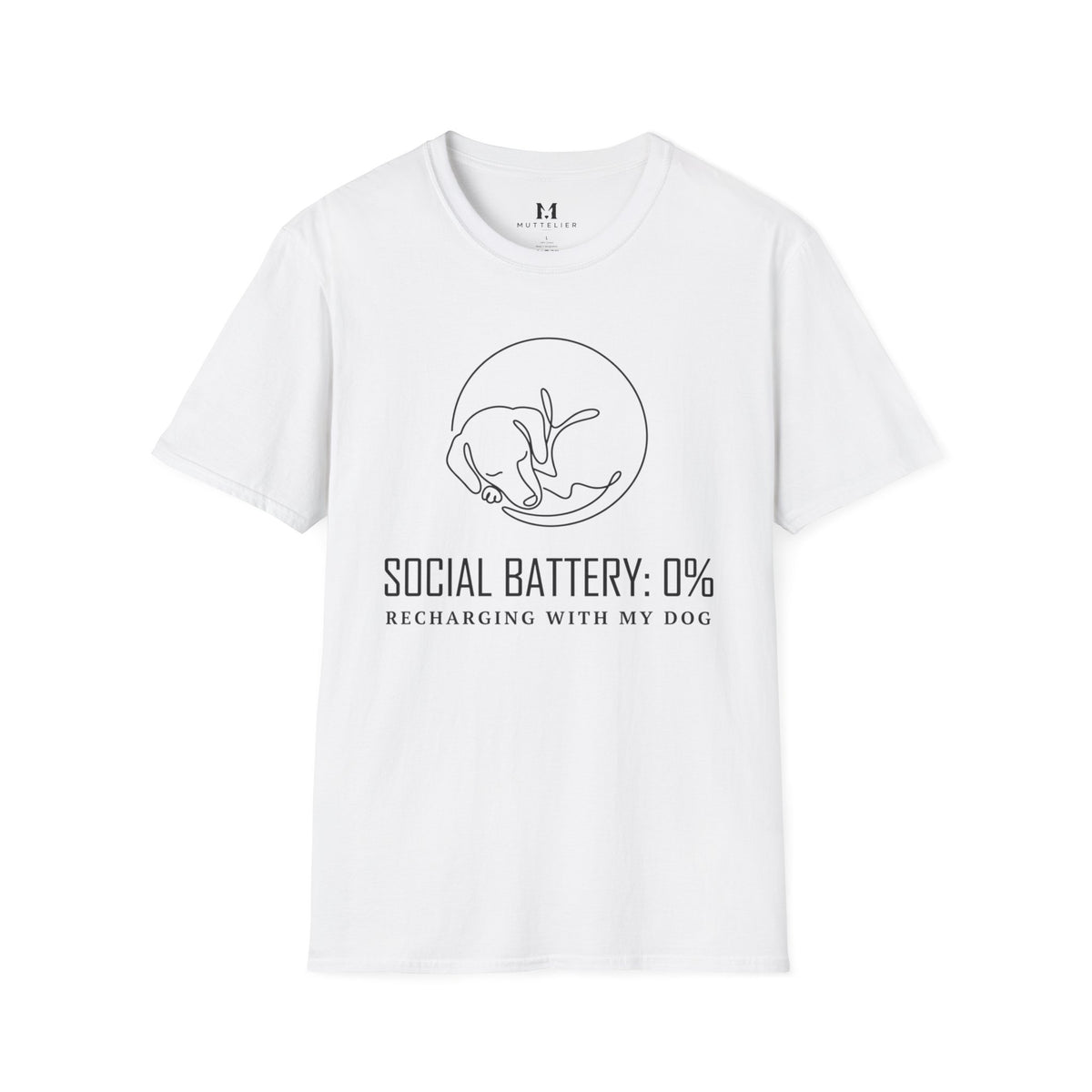 Social Battery 0% T-Shirt