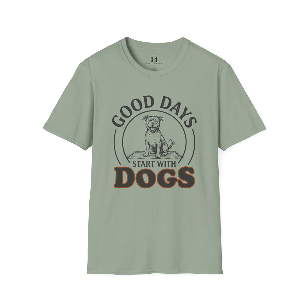 Good Day's Start With Dog's T-Shirt