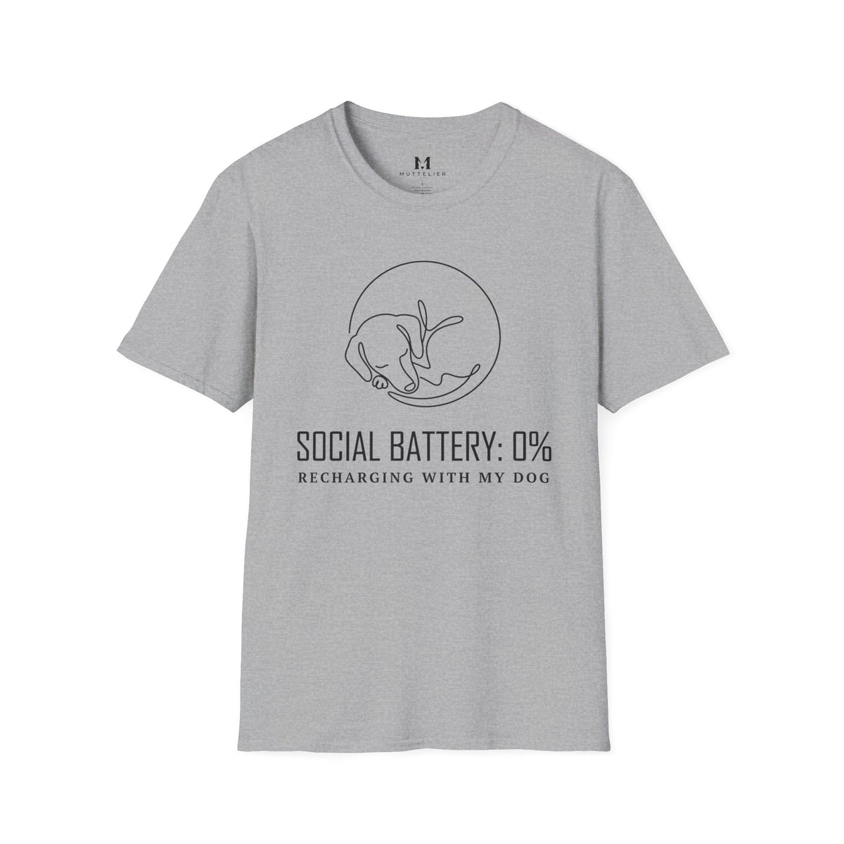 Social Battery 0% T-Shirt