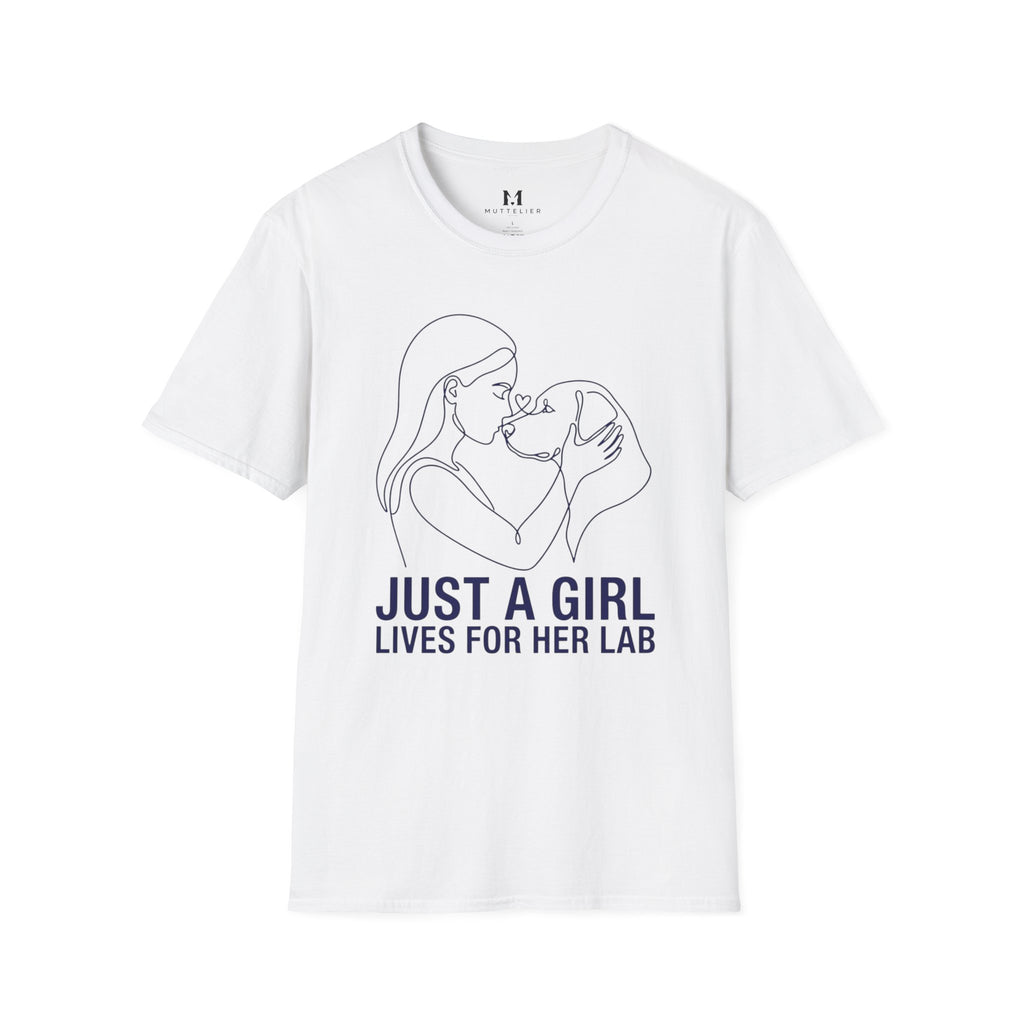 Just a Girl Lives for her Lab T-Shirt