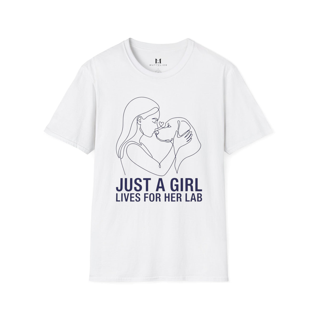 Just a Girl Lives for her Lab T-Shirt