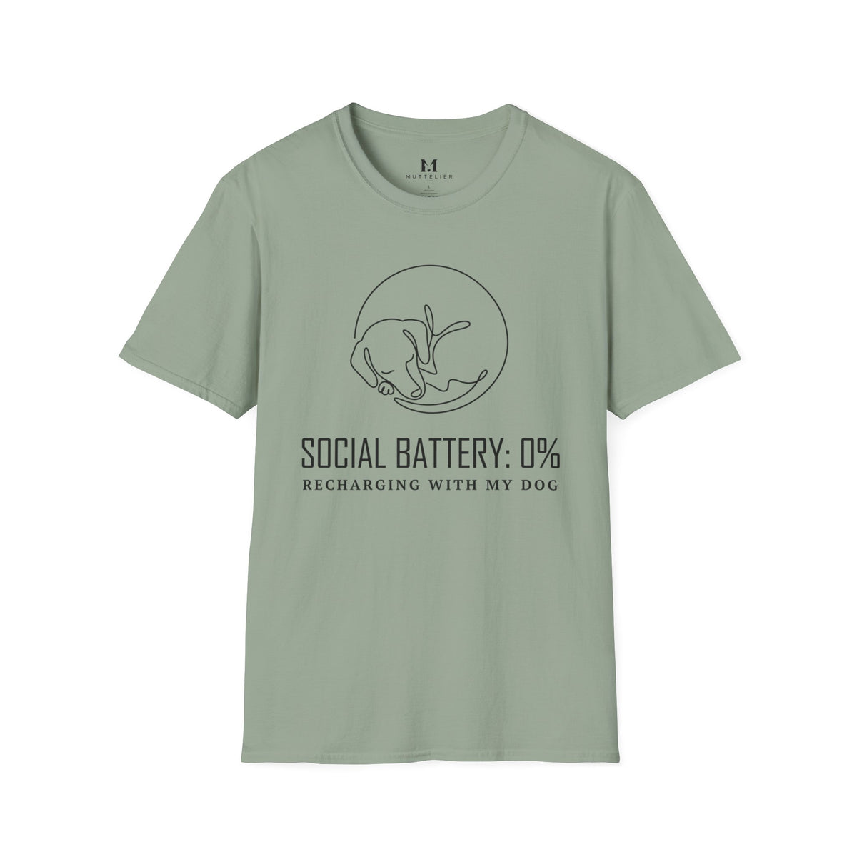Social Battery 0% T-Shirt