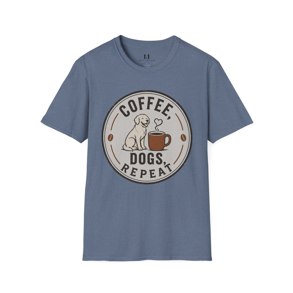Coffee Dogs Repeat T-Shirt