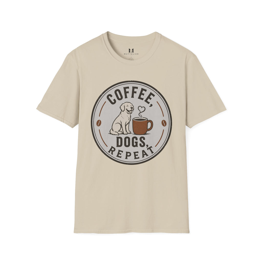 Coffee Dogs Repeat T-Shirt