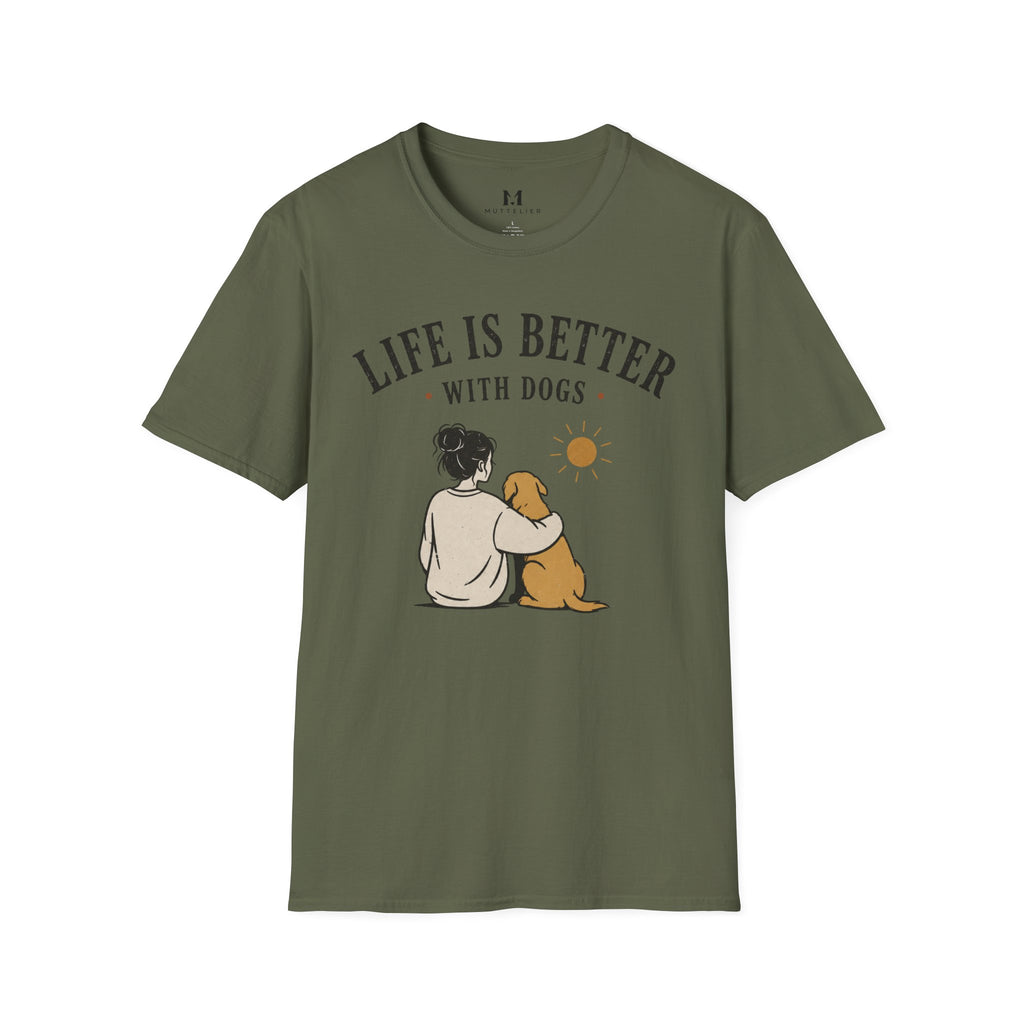 Life Is Better With Dogs T-Shirt