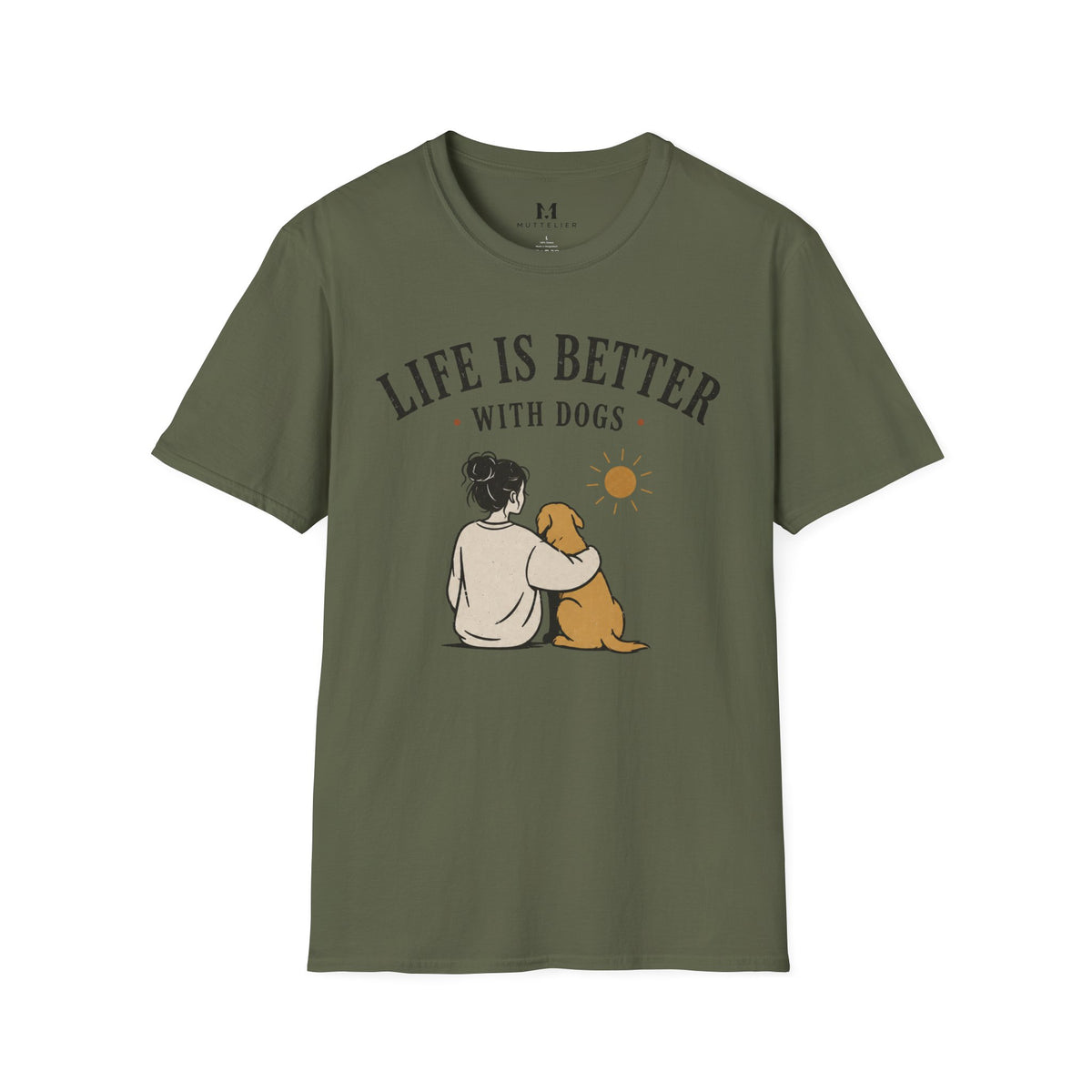 Life Is Better With Dogs T-Shirt