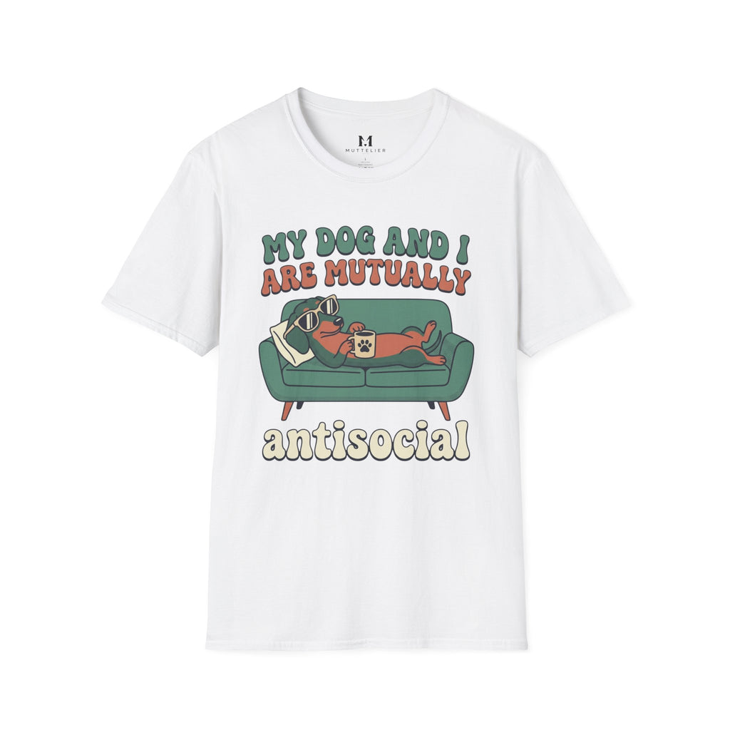 My Dog and I are Mutually Antisocial T-Shirt