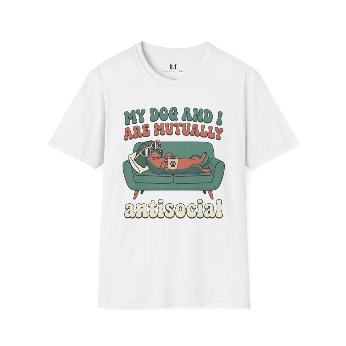 My Dog and I are Mutually Antisocial T-Shirt