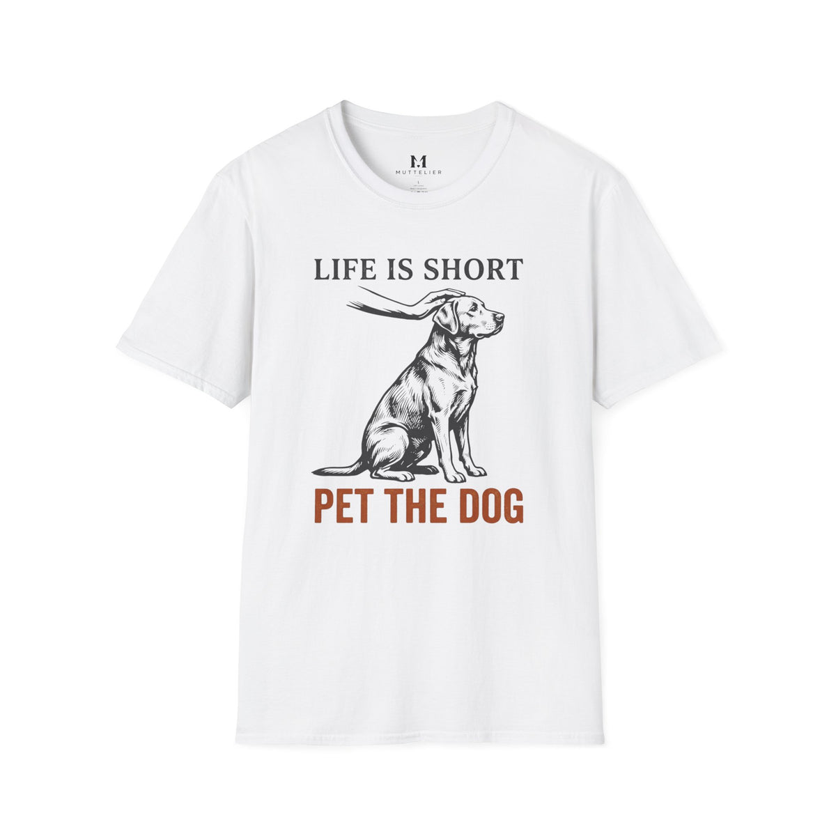 Life is Short Pet the Dog T-Shirt
