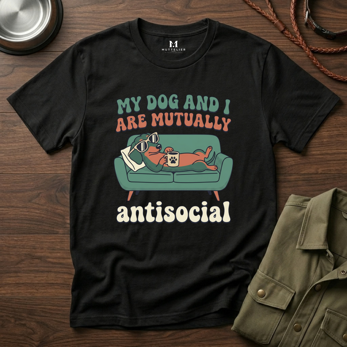 My Dog and I are Mutually Antisocial T-Shirt