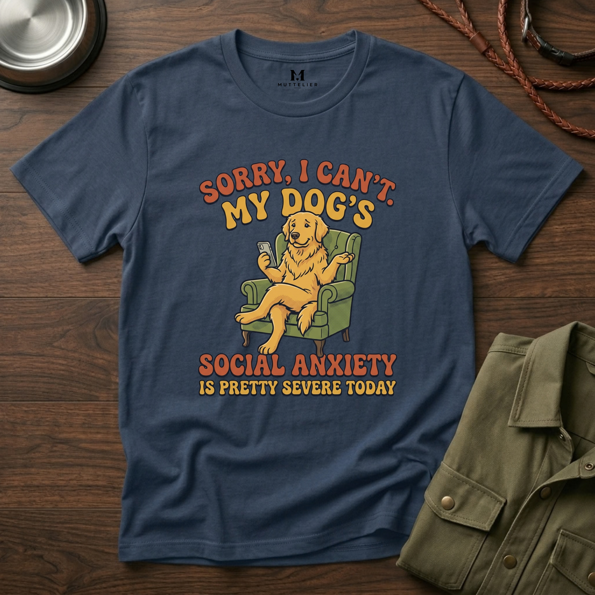 My Dogs Social Anxiety T-Shirt