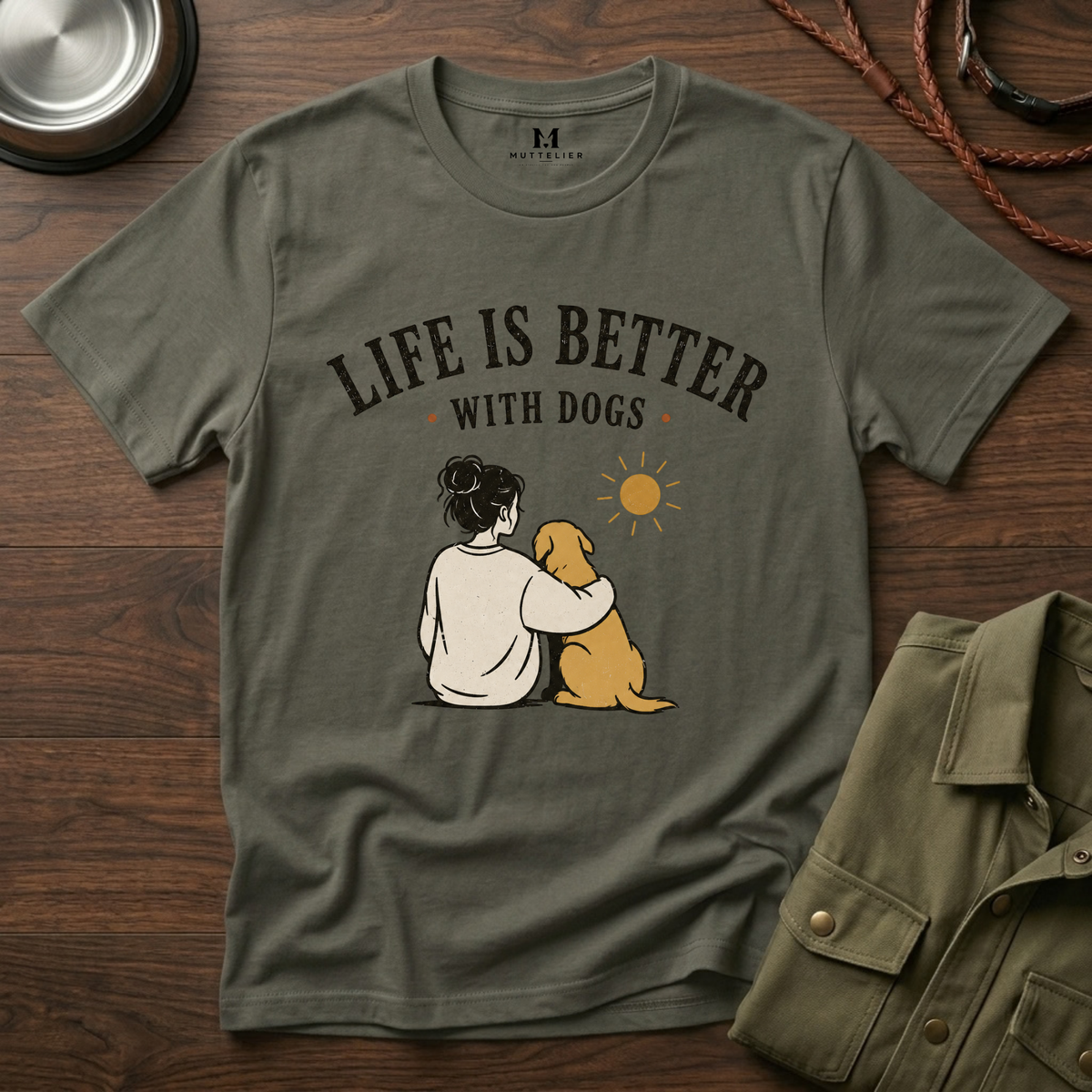 Life Is Better With Dogs T-Shirt