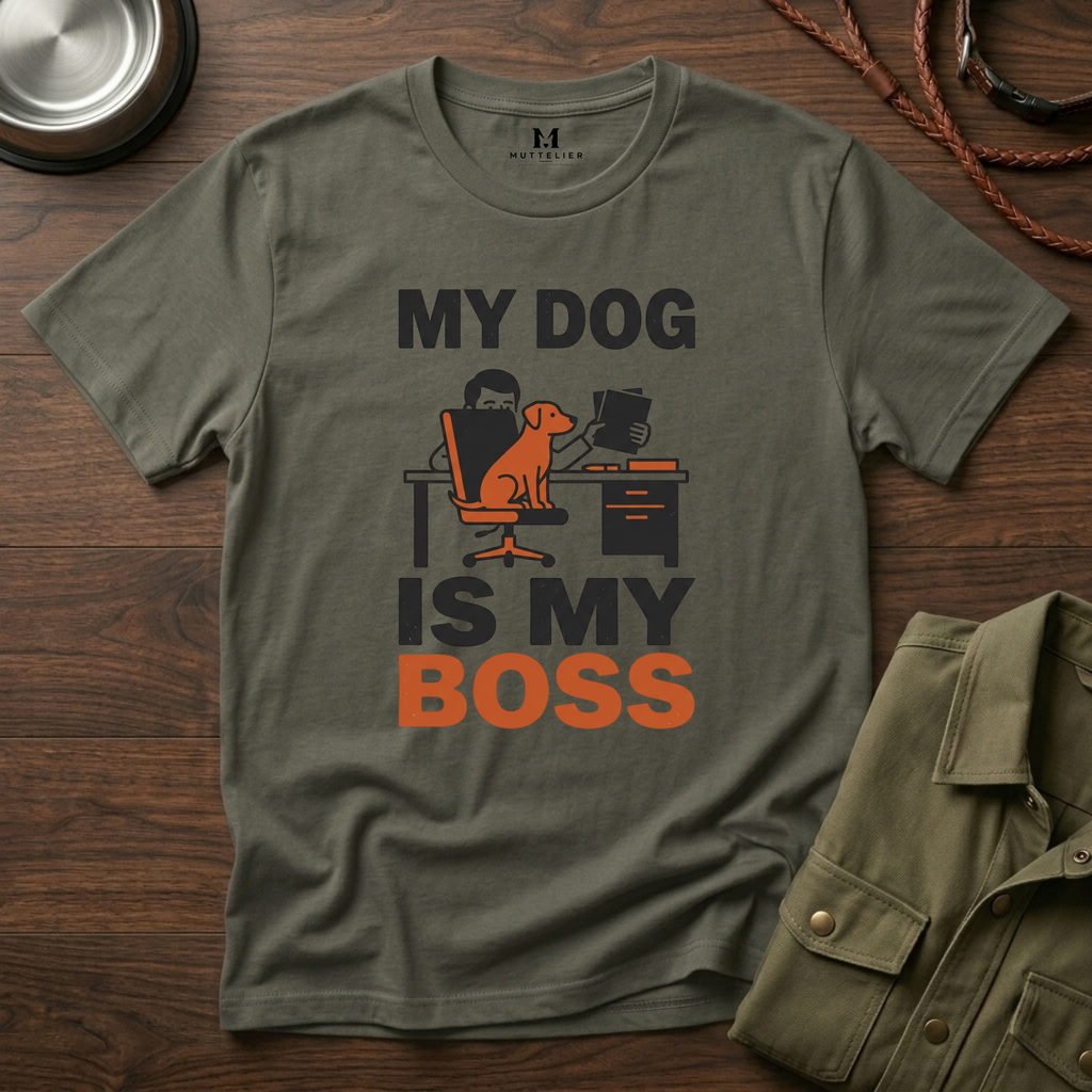 My Dog is My Boss T-Shirt
