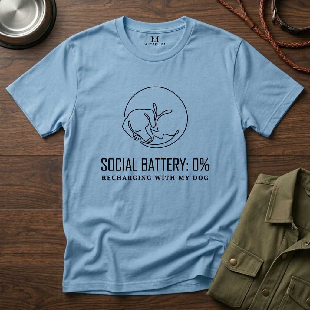 Social Battery 0% T-Shirt