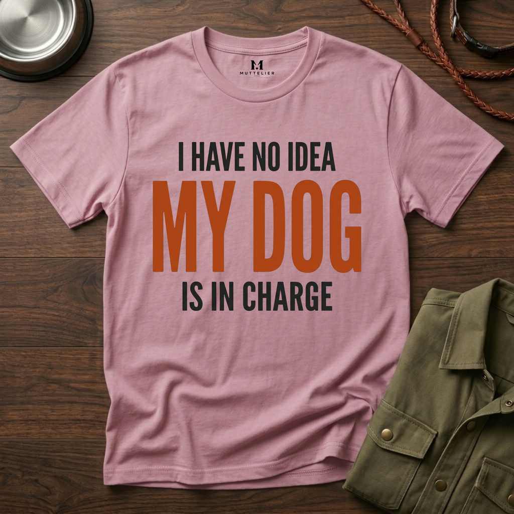 I have no Idea my Dog is in Charge T-Shirt