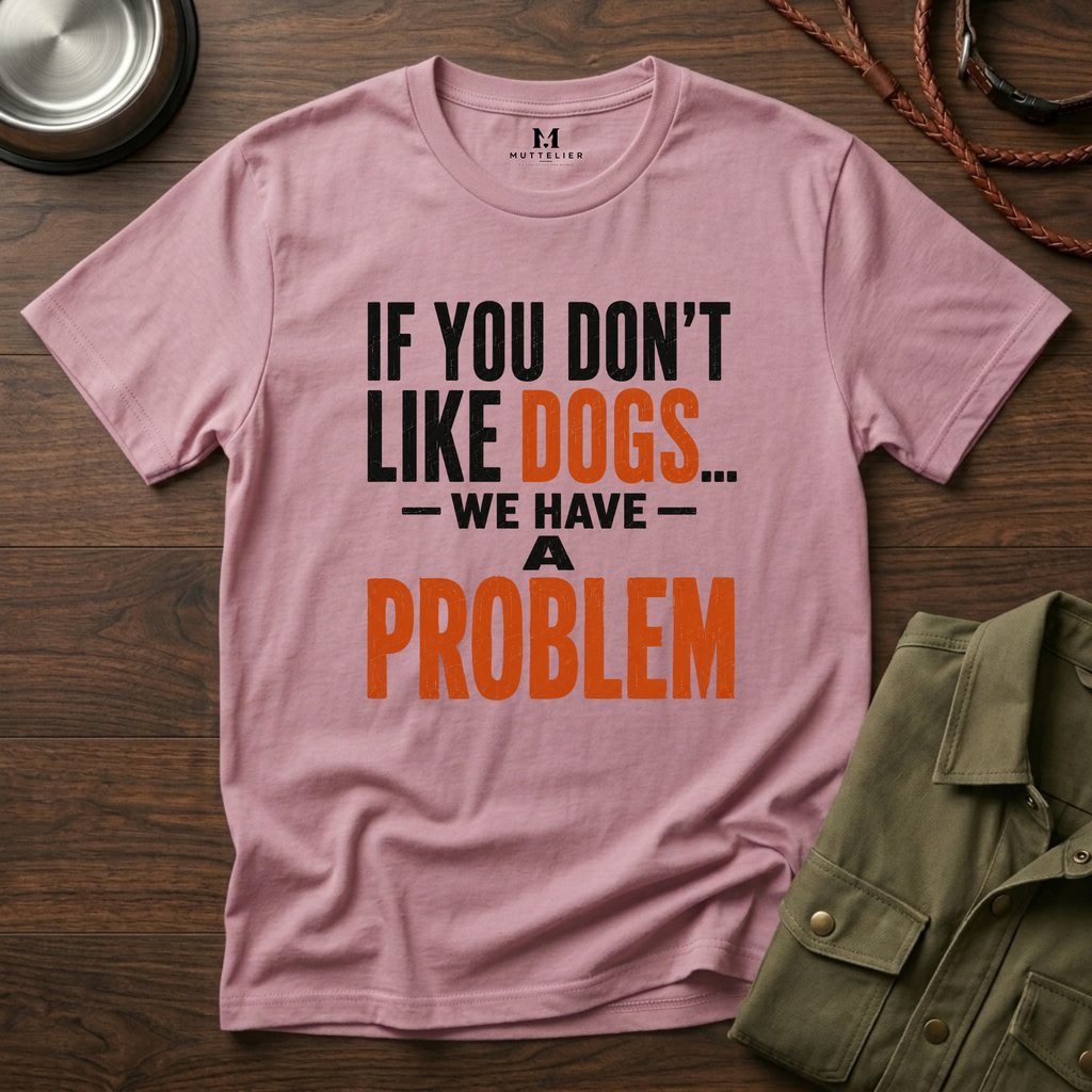 If You don't Like Dogs we Have a Problem  T-Shirt