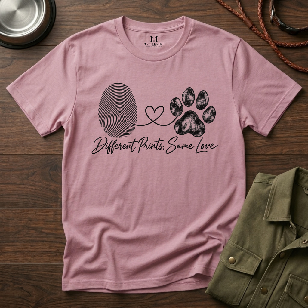 Different Prints Same Love T-Shirt