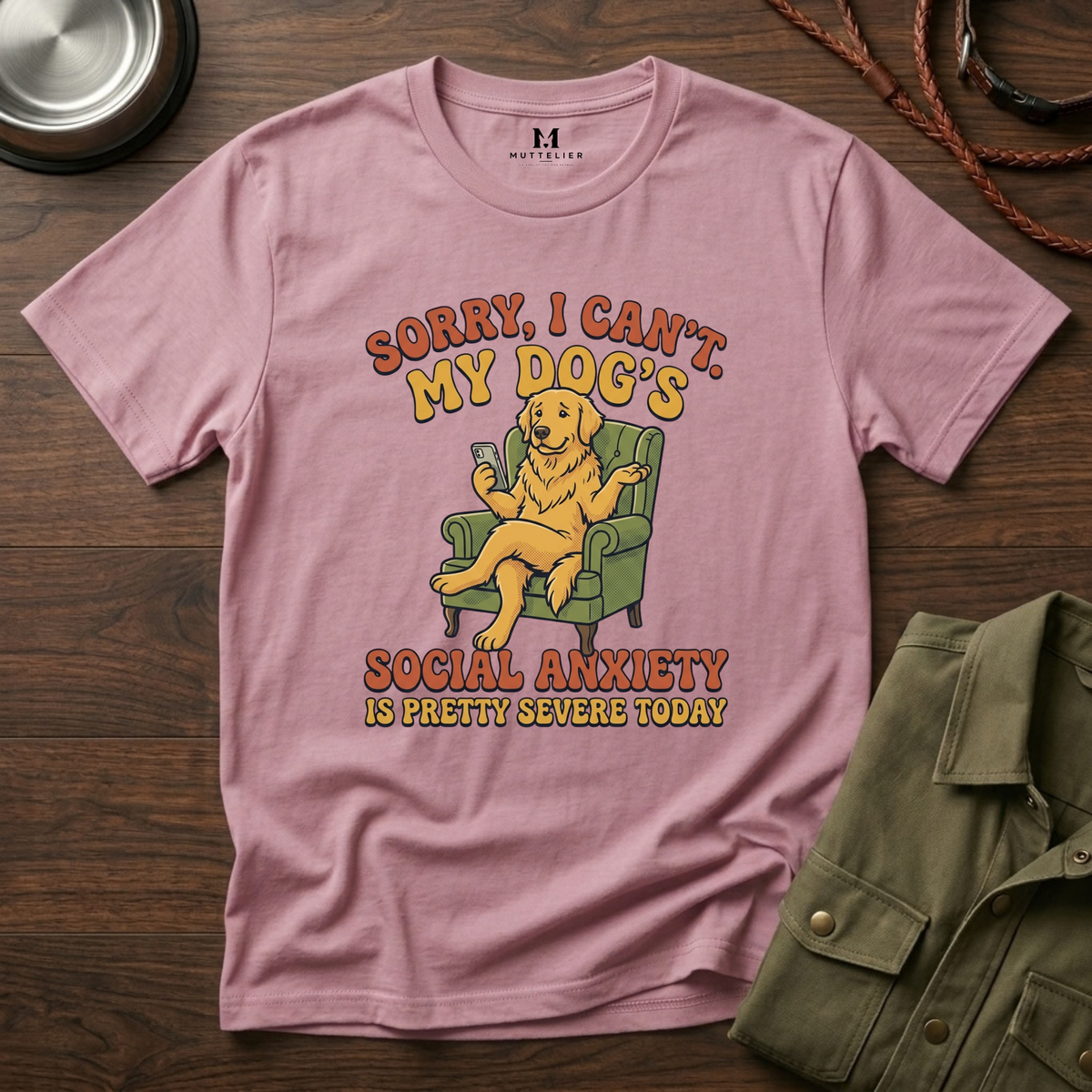 My Dogs Social Anxiety T-Shirt