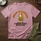 Caffeine and Avoiden People with my Dog T-Shirt