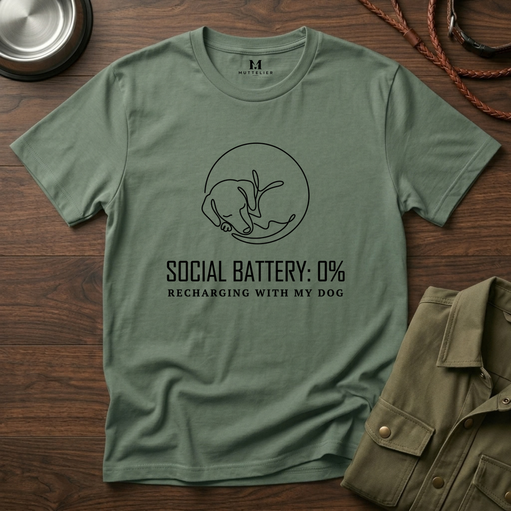 Social Battery 0% T-Shirt