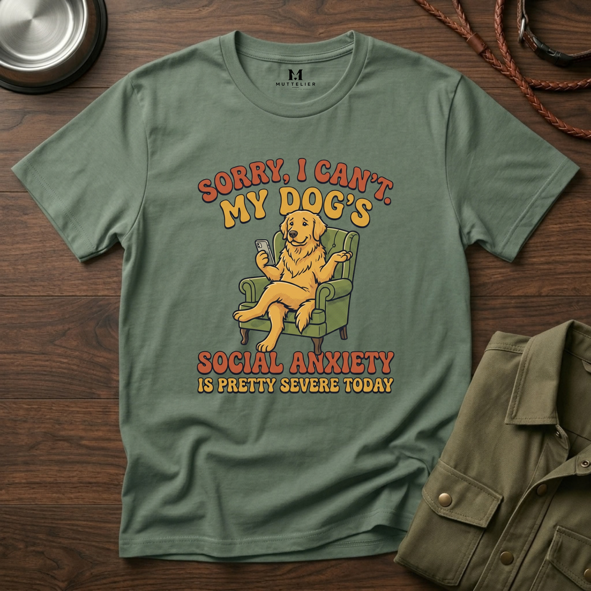 My Dogs Social Anxiety T-Shirt