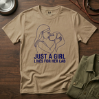 Just a Girl Lives for her Lab T-Shirt