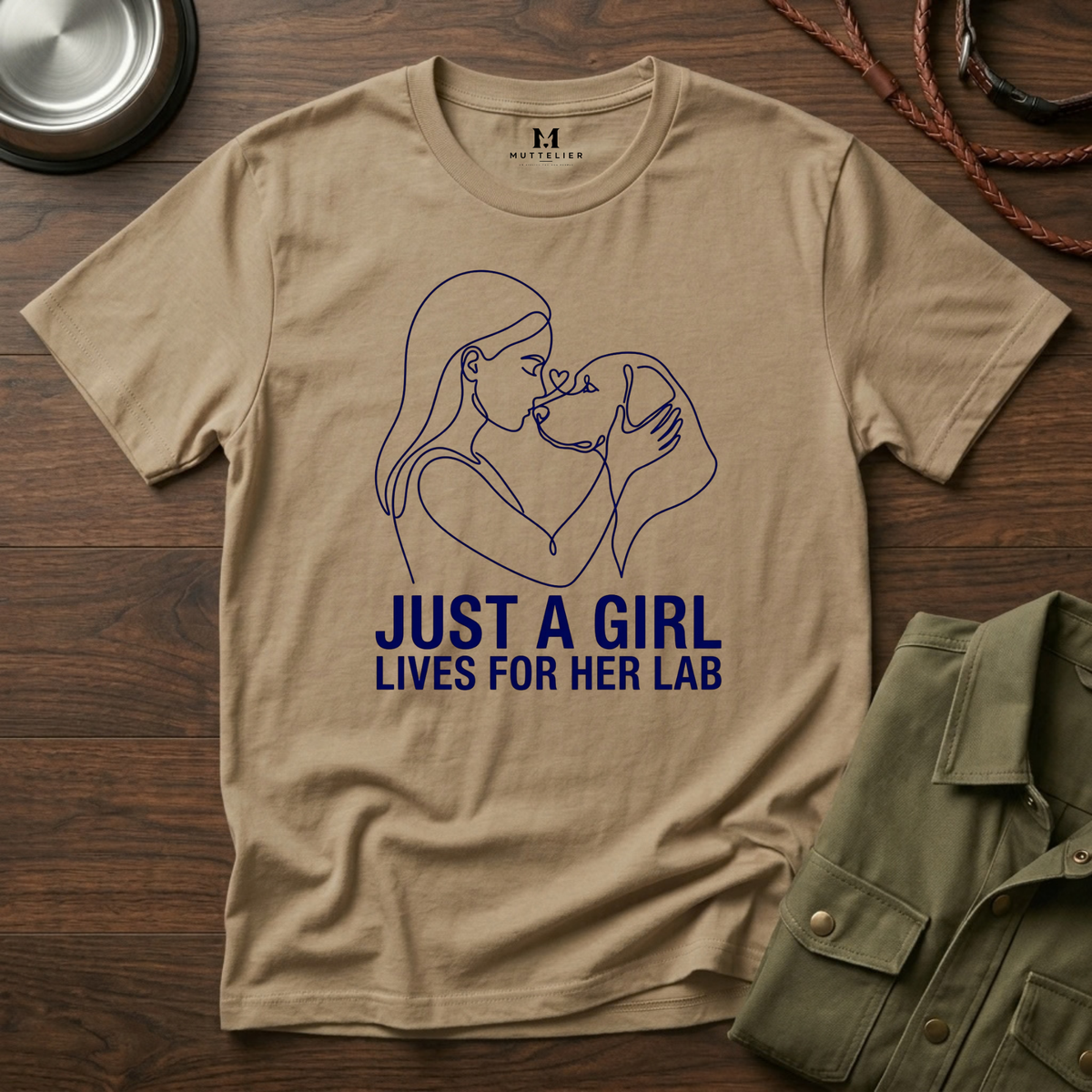 Just a Girl Lives for her Lab T-Shirt